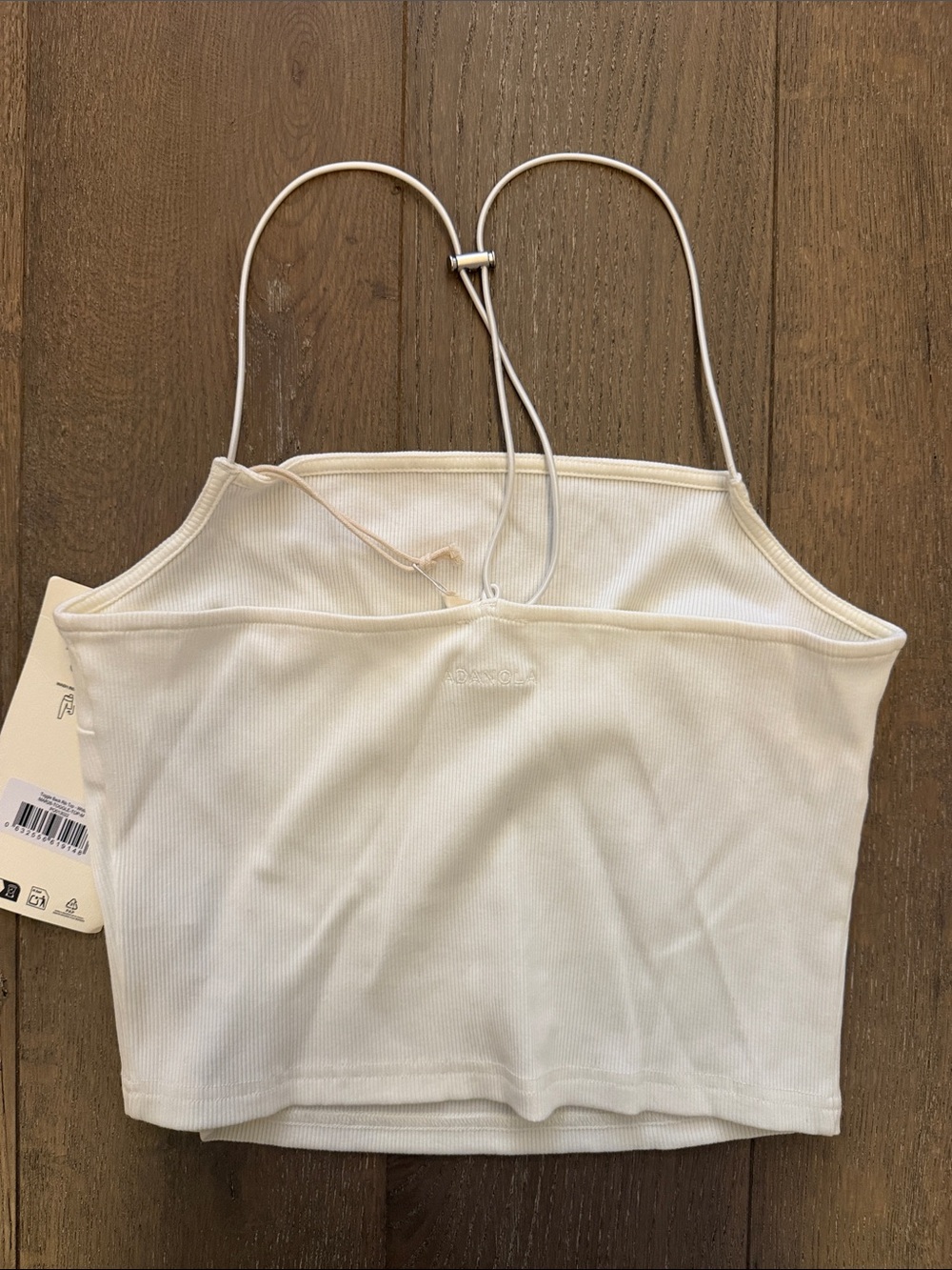 ADANOLA Toggle Back Rib Top - Picture 2 of 4